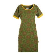 Vishes kurzarm Damen Hippie T-Shirt Kleid Tunika...
