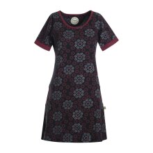 Vishes kurzarm Damen Hippie T-Shirt Kleid Tunika...