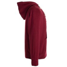 Vishes - Herren Langarm Hoodie Sweater Warm Kapuze Kängurutasche Baumwolle dunkelrot 52