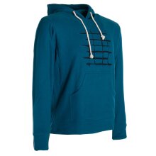 Vishes - Herren Langarm Hoodie Sweater Warm Kapuze Kängurutasche Baumwolle türkis 50