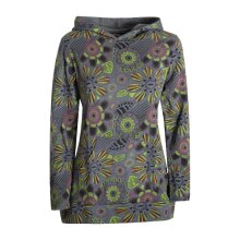 Vishes - Langarm Damen Hoodie Baumwoll Kapuzenshirt...