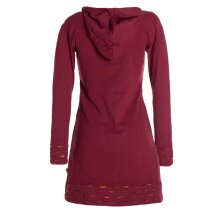Vishes - Damen Kapuzenkleid Sweatkleid Hoodie-Kleid...
