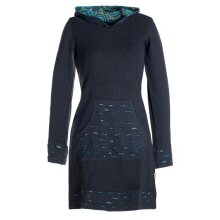 Vishes - Damen Kapuzenkleid Sweatkleid Hoodie-Kleid...