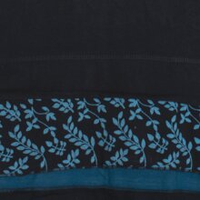 Vishes Langarm Lagenlook Damen Kleid Jerseykleid Strickkleid Sweatshirtkleid Baumwolle schwarz 44