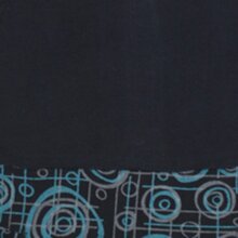 Vishes Langarm Damen Kleid Jerseykleid Strickkleid Sweatshirtkleid Sweatkleid mit Schnürung - Baumwolle schwarz 36