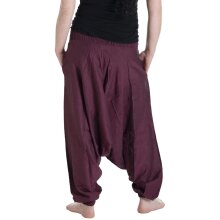 Vishes - Lange Unisex Baumwoll Haremshose Schlupfhose...