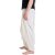 Vishes - Lange Unisex Baumwoll Haremshose Schlupfhose Einfarbig Einheitsgröße 34-46 Weiss