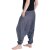 Vishes - Lange Unisex Baumwoll Haremshose Schlupfhose Einfarbig Einheitsgröße 34-46 Grau
