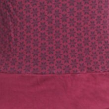 Vishes langes Damen Sommerkleid aus Jersey-Baumwolle mit wandelbarem Design und Blumenmuster dunkelrot 44