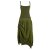 Vishes langes Damen Sommerkleid aus Jersey-Baumwolle mit wandelbarem Design und Blumenmuster olive 40