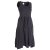 Vishes verstellbares Damen Kleid Langes oder kurzes Sommerkleid Damen Kleider Sommer  schwarz 36