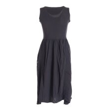 Vishes verstellbares Damen Kleid Langes oder kurzes Sommerkleid Damen Kleider Sommer  schwarz 42