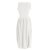 Vishes verstellbares Damen Kleid Langes oder kurzes Sommerkleid Damen Kleider Sommer  weiß 36