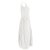 Vishes verstellbares Damen Kleid Langes oder kurzes Sommerkleid Damen Kleider Sommer  weiß 48