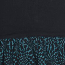 Vishes Langarm Damen Kleid Jerseykleid Strickkleid Ballonkleid - Kleid Damen Langarm Kleid Herbst schwarz 38-40