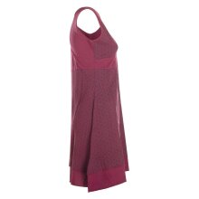 Vishes - Kurzes Damen Kleid Blumentunika Hemdchen Hängerchen ärmellos dunkelrot 48