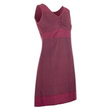 Vishes - Kurzes Damen Kleid Blumentunika Hemdchen Hängerchen ärmellos dunkelrot 48