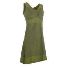 Vishes - Kurzes Damen Kleid Blumentunika Hemdchen Hängerchen ärmellos olive 44-46