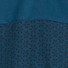 Vishes - Kurzes Damen Kleid Blumentunika Hemdchen Hängerchen ärmellos türkis 48