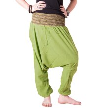 Vishes Sommer Haremshose leichte Pluderhose - Lange...
