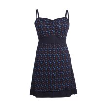 Vishes - Schulterfreies Damen Kleid Bustier Mini Kleid...