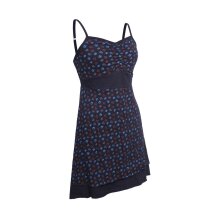 Vishes - Schulterfreies Damen Kleid Bustier Mini Kleid mit Spagettiträgern schwarz 44/46