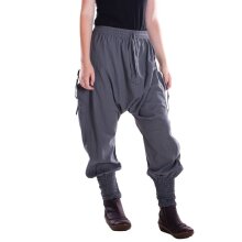 Vishes Haremshose Baumwolle mit Gummibund und seitlichen...