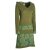 Vishes - Long Hoodie Kleid Damen mit Kapuze Langarm Kleider Kapuzenkleid olive 40
