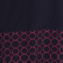 Vishes - Leichtes Langarmshirt-Kleid Kurze Damen Kleider Langarm Tunika schwarz 46