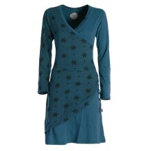 Vishes Langarm Damen Jerseykleid aus Baumwolle mit...