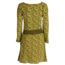 Vishes Damen Blumen Langarm-Kleid Damenkleid Shirtkleid...