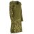 Vishes Asymmetrisches Langarm Jersey Kleid Damen kurz olive 48