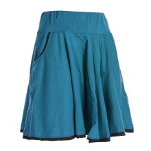 Vishes - einfarbiger kurzer Damen-Rock Mini-Rock Tanz-Rock Baumwollrock türkis 40