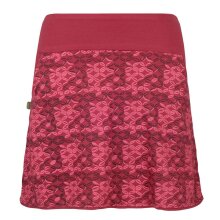 Vishes Kurzer Damen Baumwoll-Rock mit Facetten Bedruckt...