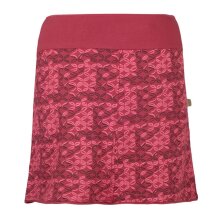 Vishes Kurzer Damen Baumwoll-Rock mit Facetten Bedruckt...