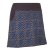 Vishes Kurzer Damen Baumwoll-Rock mit Facetten Bedruckt mit Taschen schwarz-blau 36