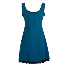 Vishes - Damen Longshirt-Kleid armlos Mini-Kleid...