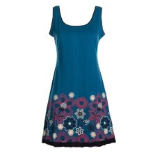 Vishes - Damen Longshirt-Kleid armlos Mini-Kleid...