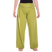 Vishes Sommerhose Damen Palazzo Weites Bein Raffbund...