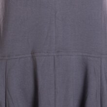 Vishes - Alternative Bekleidung - Damen Ballon-Kleid Tunika-Kleid Sommerkleid verstellbare Träger grau 40-42