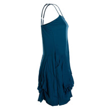 Vishes - Alternative Bekleidung - Damen Ballon-Kleid Tunika-Kleid Sommerkleid verstellbare Träger türkis 42