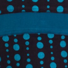 Vishes - Damen Sommer-Top Zipfel-Top Punkte T-Shirt mit Bändern zum Schnüren schwarz 38