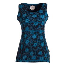 Vishes - Damen Sommer-Top Shirt Tank-Top Blümchen...