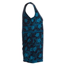 Vishes - Damen Sommer-Top Shirt Tank-Top Blümchen T-Shirt ärmellos schwarz 44-46