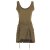 vishes Kleid Supermini verstellbar olive 42