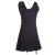 vishes Kleid Supermini verstellbar schwarz 48