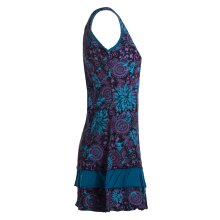 Vishes - Damen Lagen-Look Jersey-Tunika Sommerkleid Träger-Kleid schwarz 46