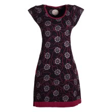 Vishes - Damen kurzarm Longshirt-Kleid Mini-Kleid...