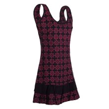 Vishes - Damen Lagen-Look Rüschen Jersey-Tunika Sommerkleid Träger-Kleid Schwarz 50