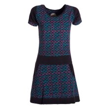 Vishes - Damen Longshirt-Kleid kurzarm Mini-Kleid...